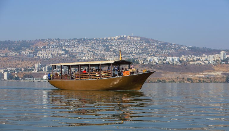Schiffahrt auf dem See Genezareth